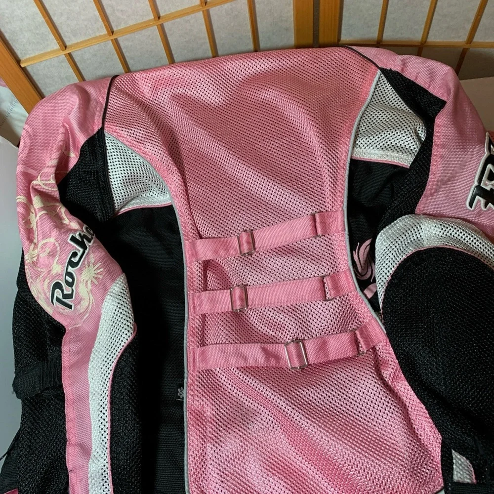 Joe Rocket Pink and Black Women's Mesh Motorcycle Jacket - Picture 2 of 13